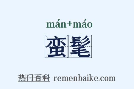 蛮髦是什么意思的图片